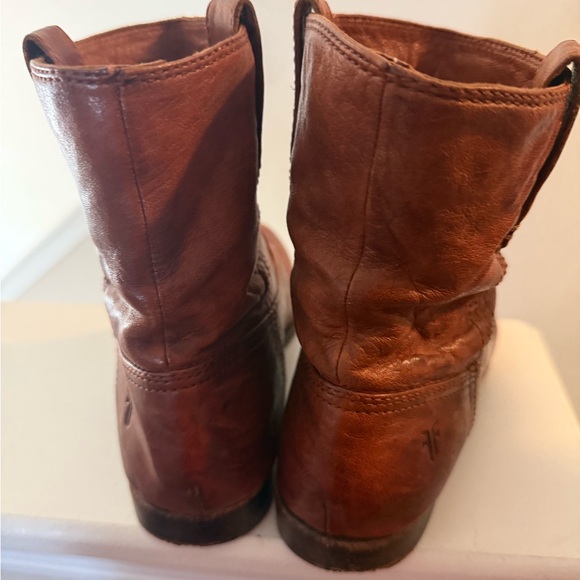 Frye "Anna Shortie" Leather Ankle Boots Size 6.5 - Picture 5 of 10